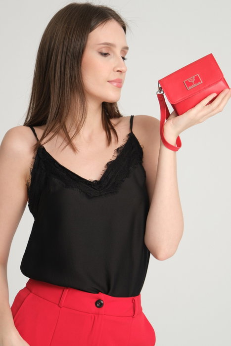 Zoozie Bags Cartera para Mujer en Rojo